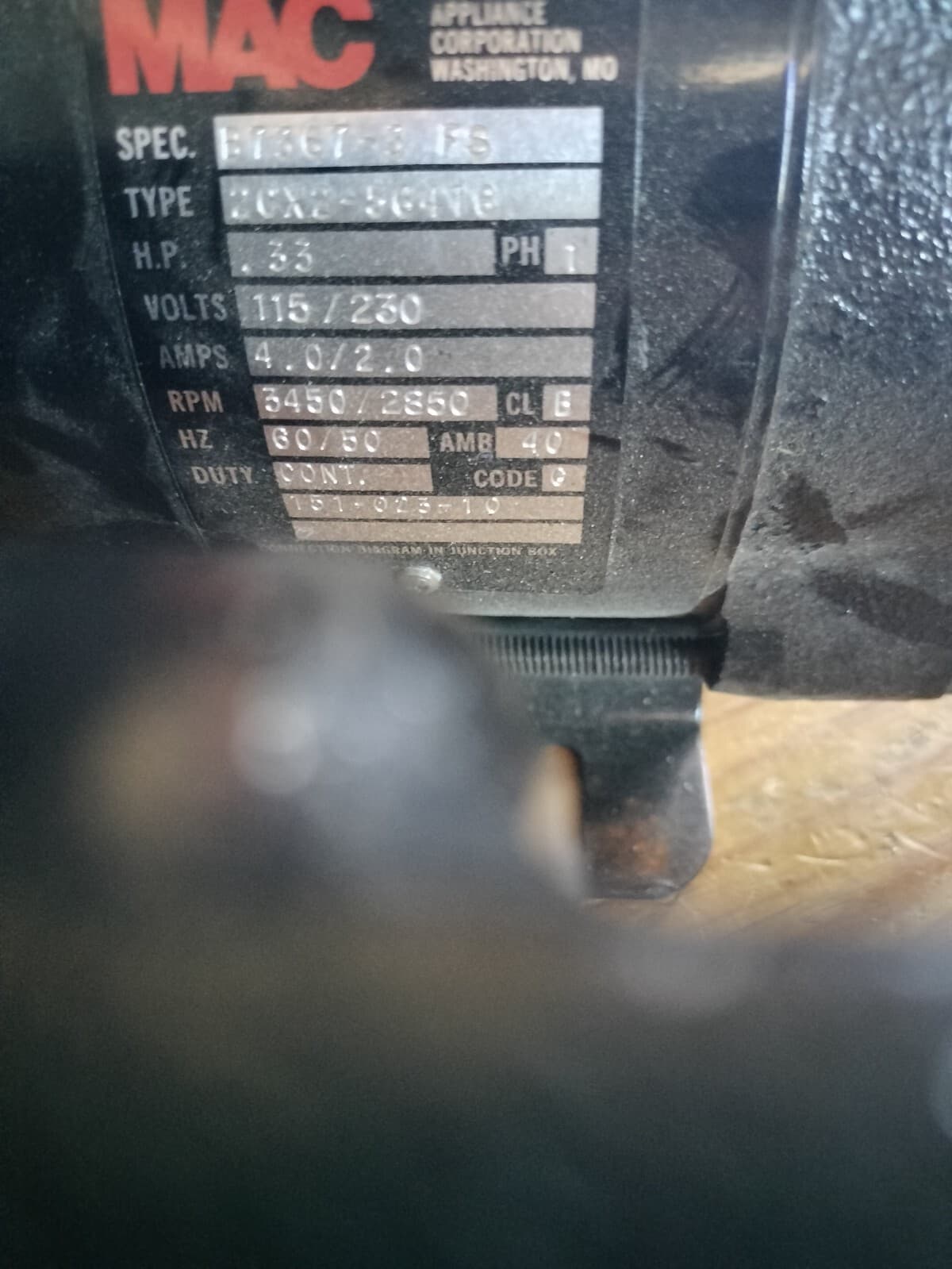 MARCH MFG. TE-5.5S-MD SEAL-LESS CENTRIFUGAL MAGNETIC DRIVE PUMP 1/3HP 5