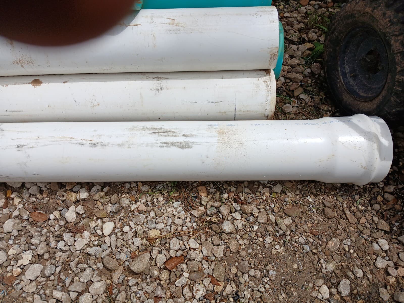 8 Inch Diameter  SDR 26 PVC Pipe Price  per foot. (Customized Length!!! ) 2