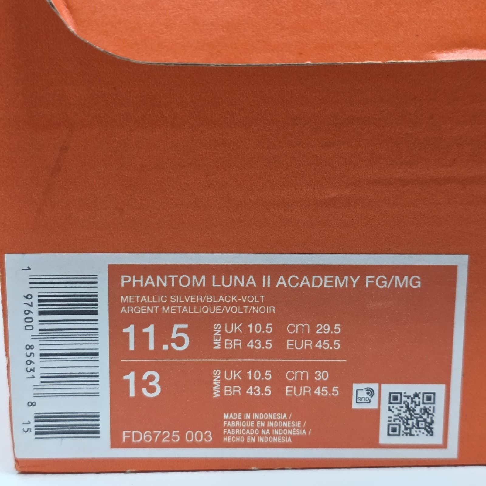 Nike Phantom Luna II Academy FG MG Soccer Cleats Mens Size 11.5 FD6725-003 New 4