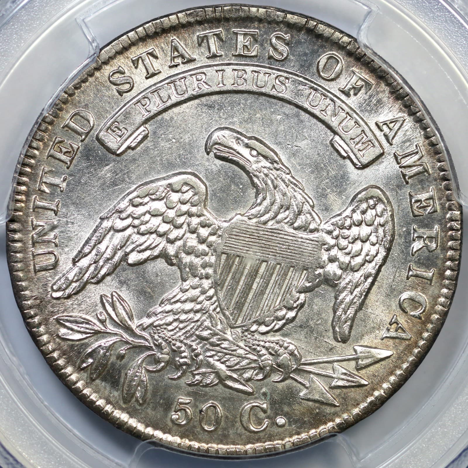 1834 O-109 R-1 PCGS MS 63 Sm Date, Sm Letters Capped Bust Silver Half Dollar 50c 2