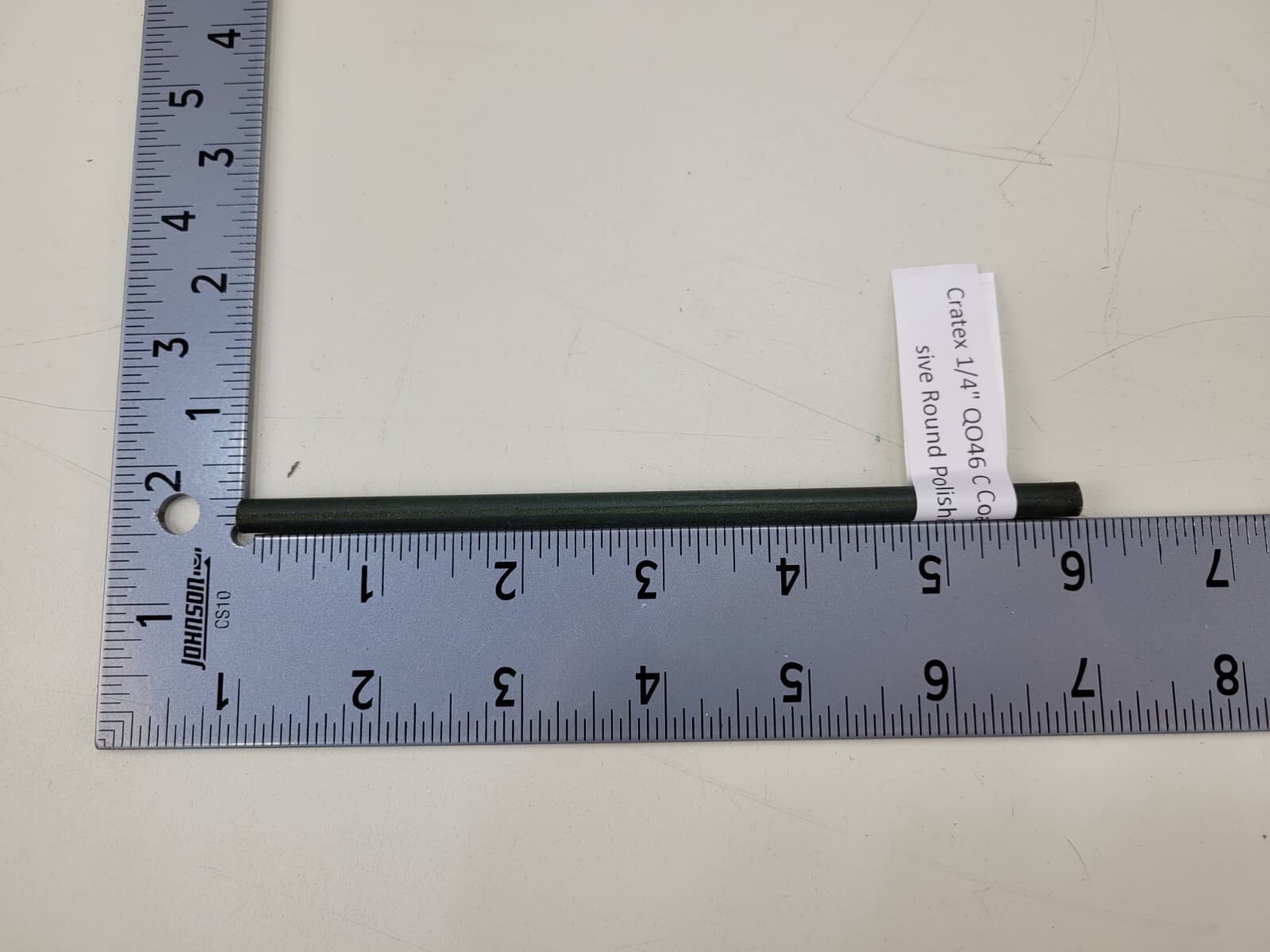 Cratex 1/4" QO46 C Coarse Rubberized Abrasive Round Polishing Stick Q046-C 3