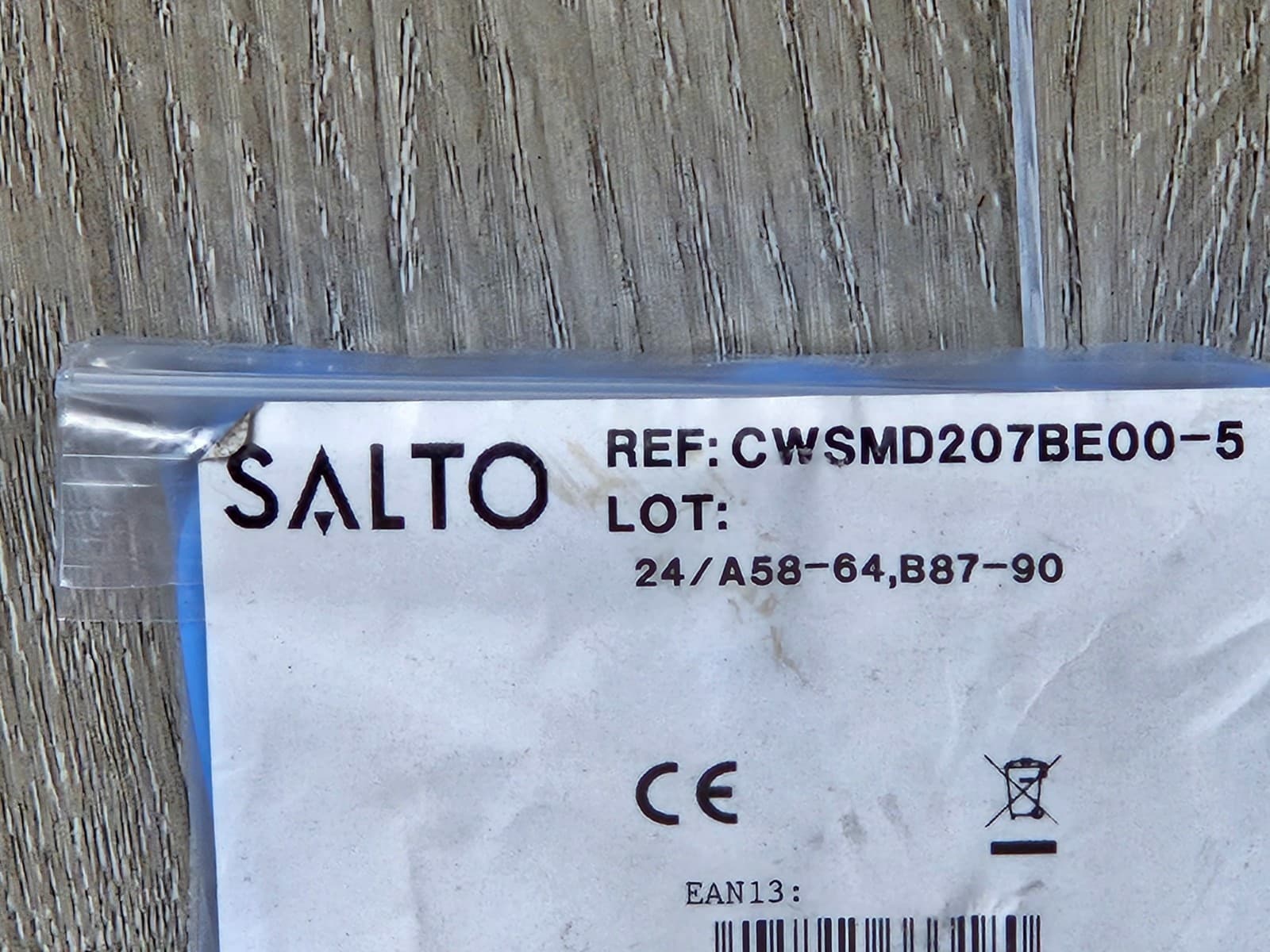 SALTO CWSMD207BE00-5 Silicon Wristband NXP Mifare DesFire 2KB Blue 2