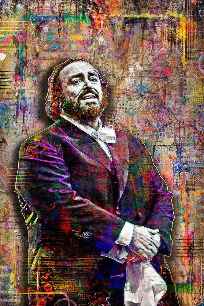 Luciano Pavarotti 16x20in Poster 2 Luciano Pavarotti Opera Tribute Free Shipping 3