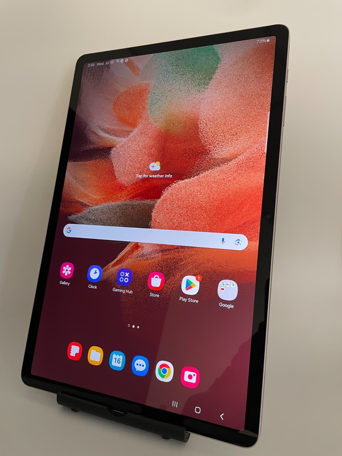 Samsung Galaxy Tab S7 FE 64GB 4GB RAM WiFi Pink 12.4" (B Grade - Screen Issue)