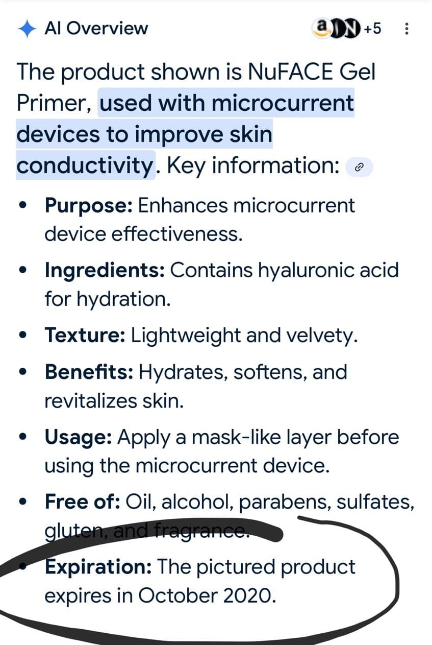 NuFACE Gel Primer Carol Cole CarolCole 2 fl oz (6 tubes) Discontinued Sealed 5