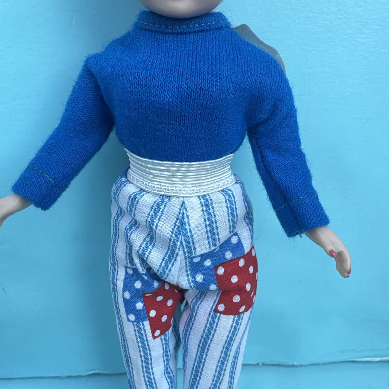 9" Cissette Madame Alexander Doll 1950s Pants Tops Patchwork denim 1962 No Doll 2