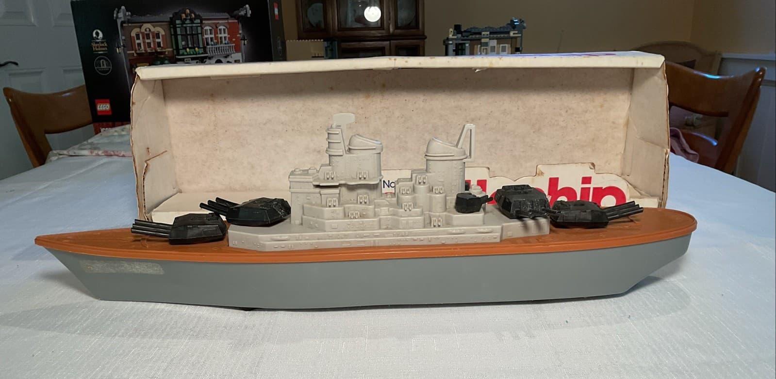 Vintage Strombecker toy Battleship #5250 1982 in original box preowned 2