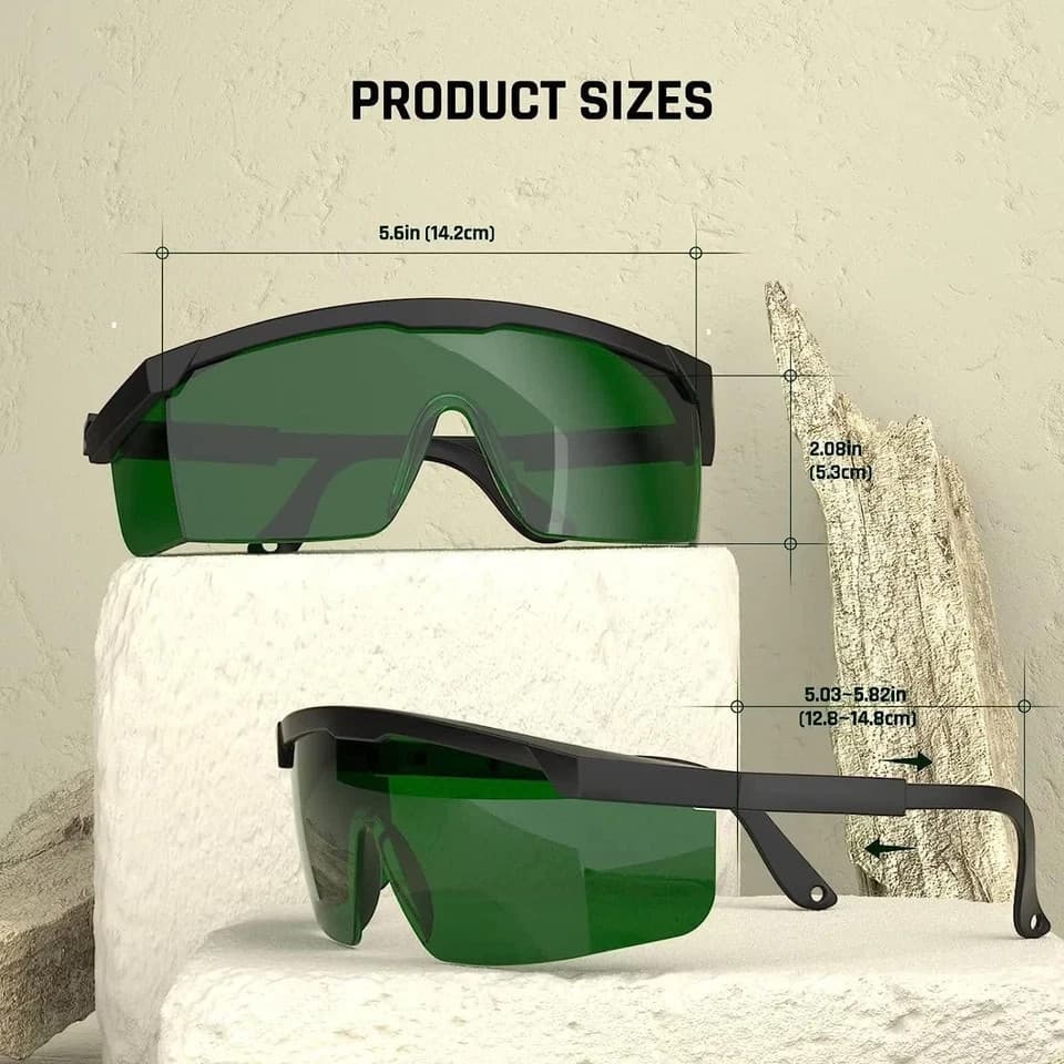 IPL 200-2000nm Laser Safety Glasses for Hair Removal & Welding Eye Protection 3