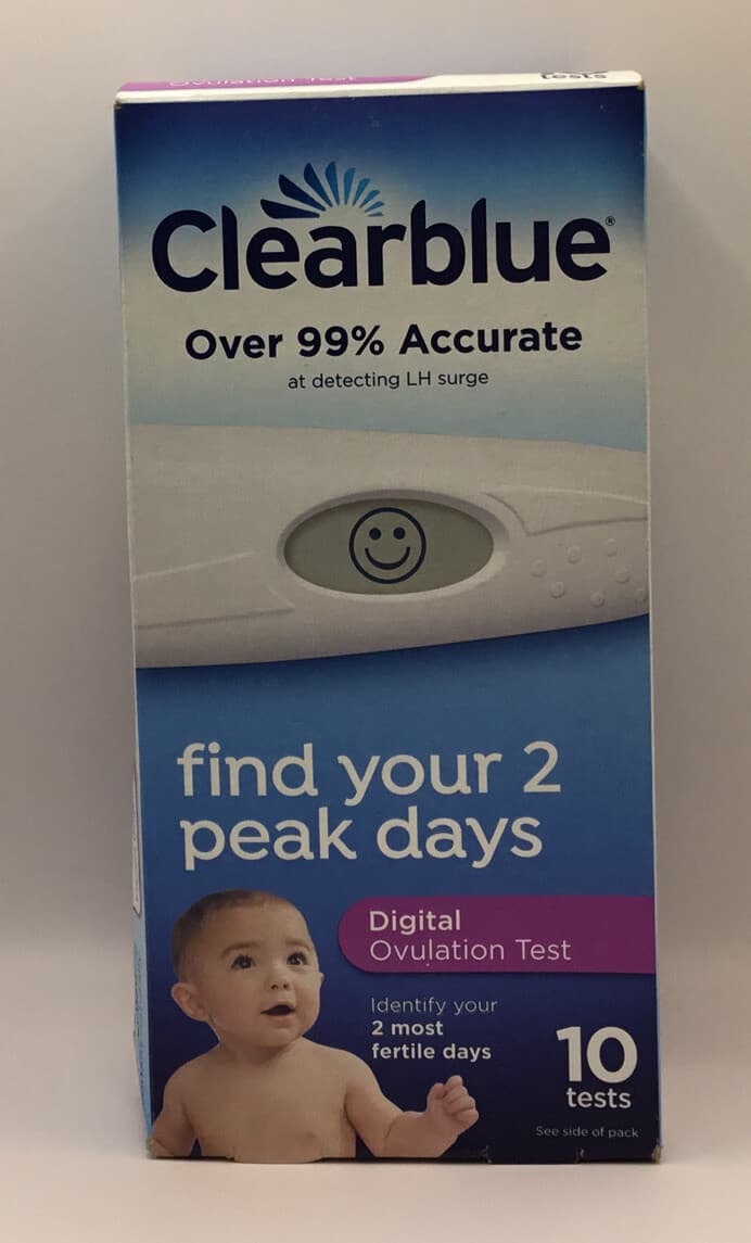 Clearblue Digital Ovulation Test Predictor Kit, 10 Test NO PLASTIC Exp 11/2025