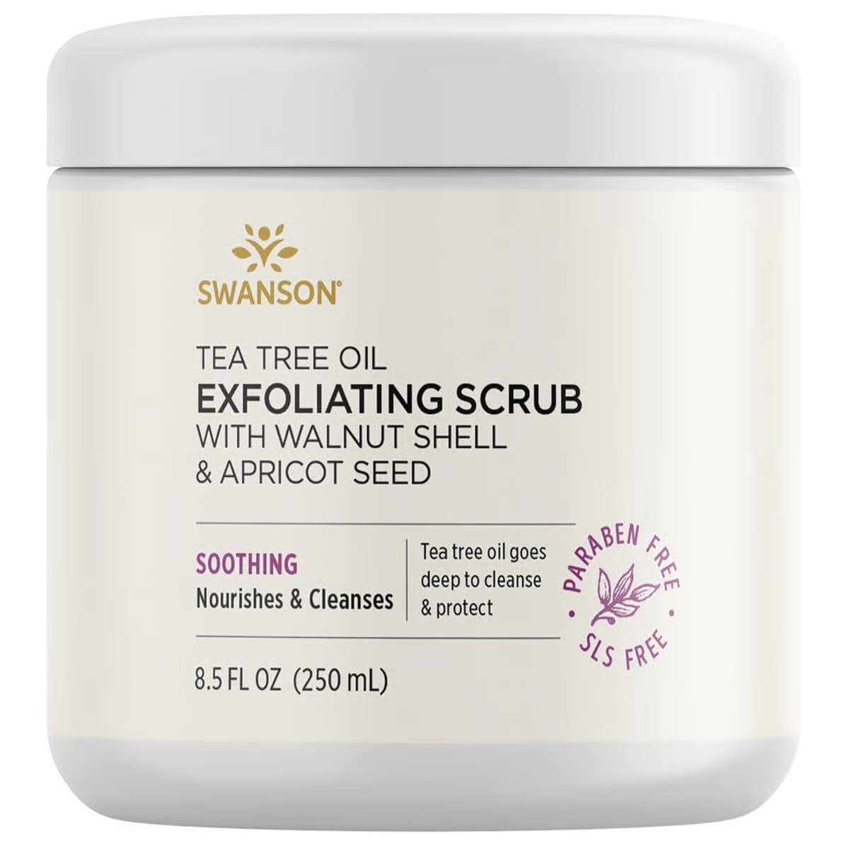 Swanson Tea Tree Oil Exfoliating Scrub 8.5 fl oz Scrub