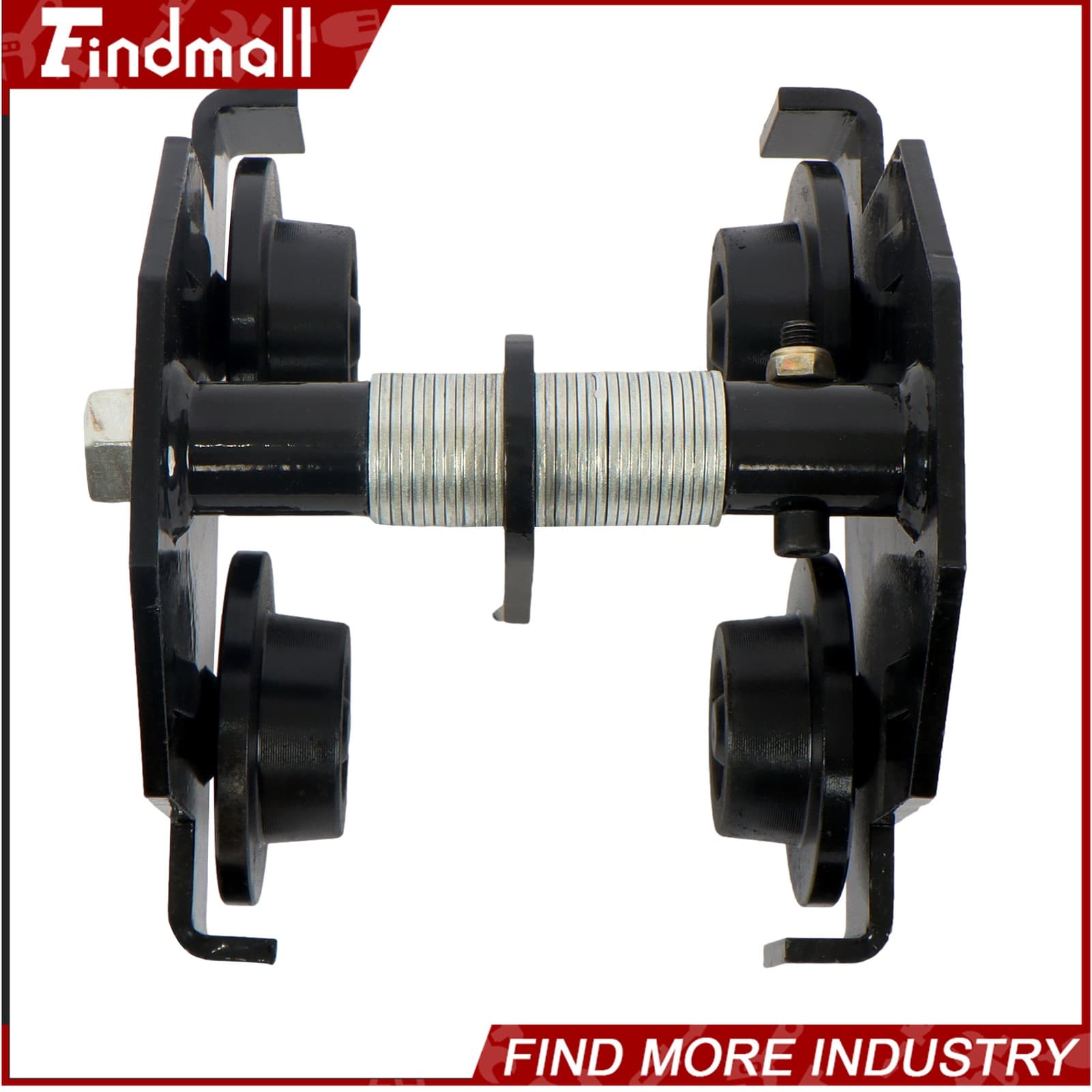 Findmall Push Beam Trolley Manual Trolley 1100lbs/0.5t Load 55-135mm Adjustable 4