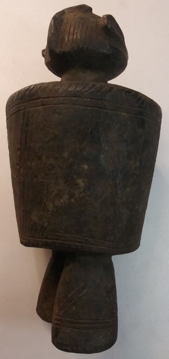 Antique African Carved Wood Figure. Storage Auction Find. 4