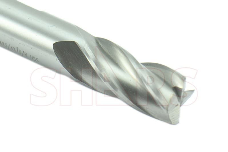 Shars 3/4" x 3/4" HSS 4 Flute Double Square End Mill Center Cut New !} 6