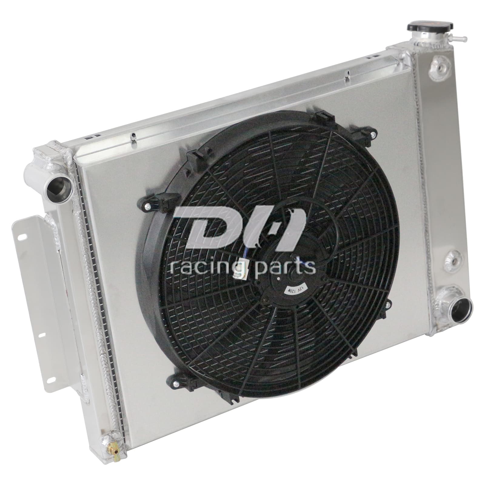 Aluminum Radiator Shroud Fan For 1967-1969 Chevy Pontiac /Firebird Camaro CC337 