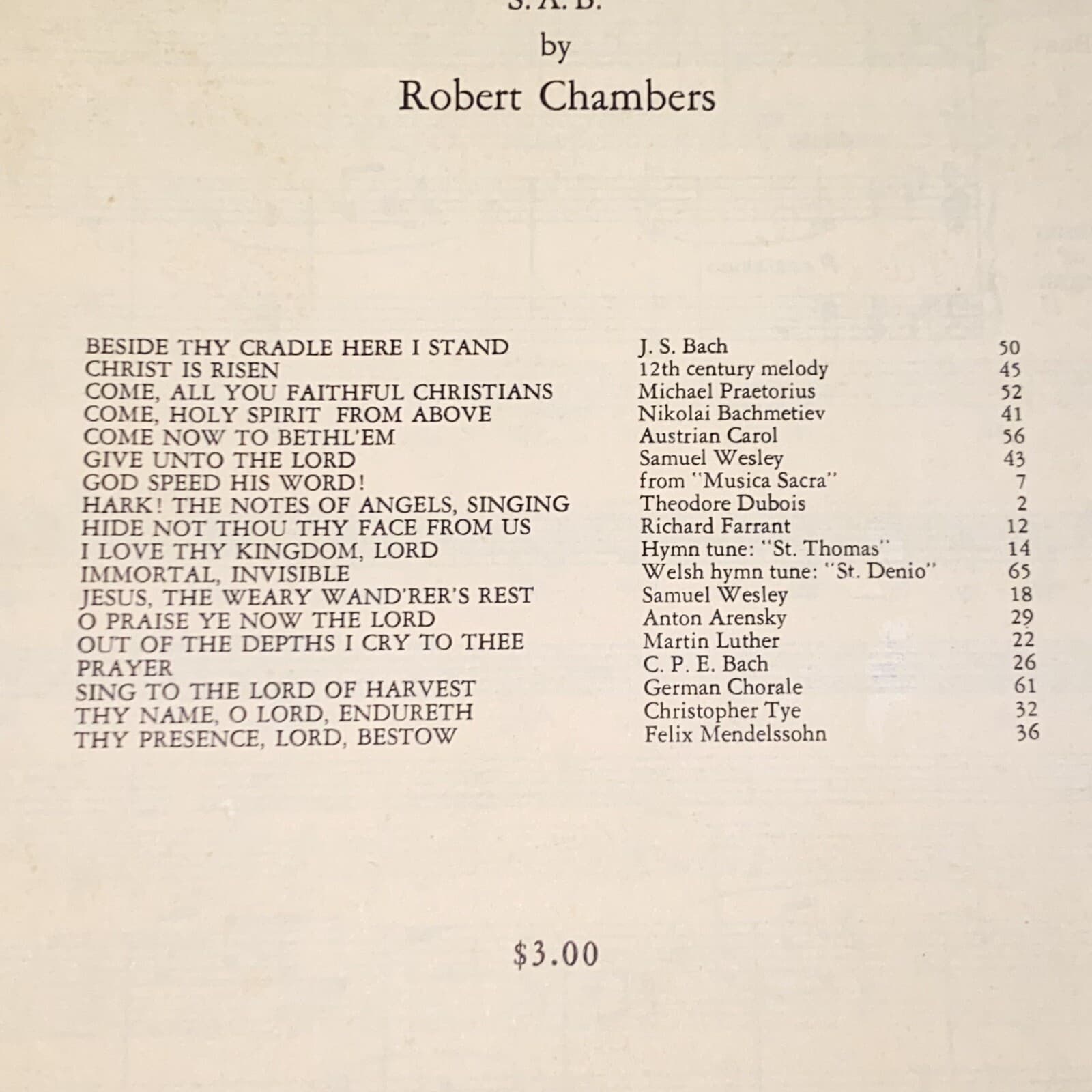 Vintage 1969 Sing To The Lord 18 Anthems for All Seasons Sheet Music 4