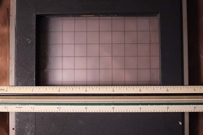 Burke & James 4x5 WOOD Camera Back + New Ground Glass + 4x5 GG protector 4