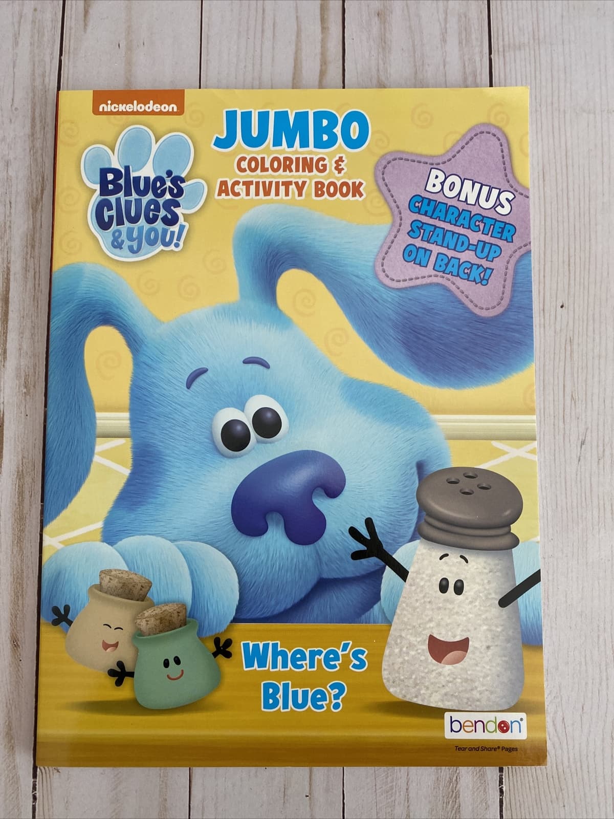 Blues Clues 3 Books Coloring Book + Dinosaur Week Countdown + Backyard Mystery 2