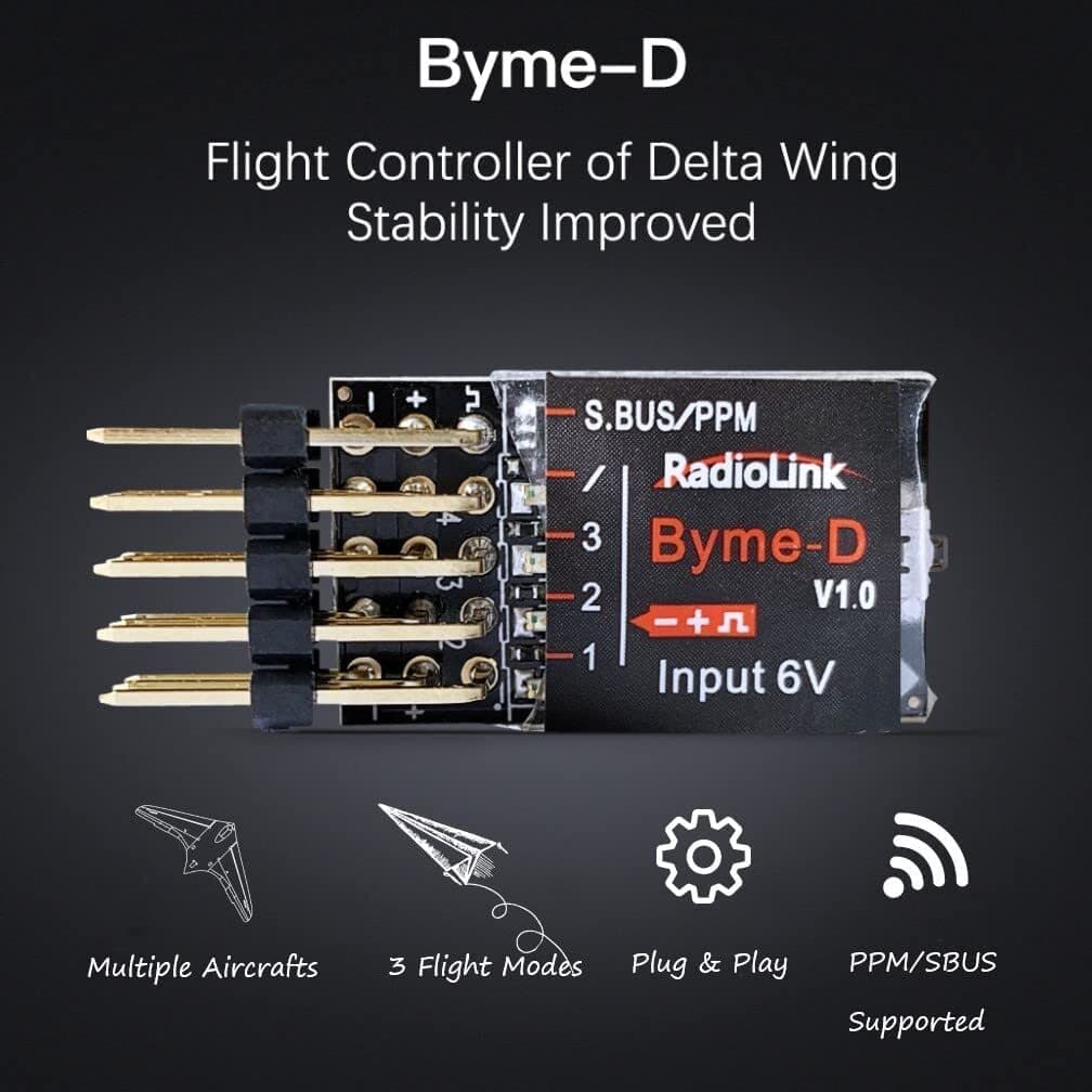 NEW Radiolink Byme-D Stabilizer 3 Channels Flight Controller with Gyroscope 3D 6