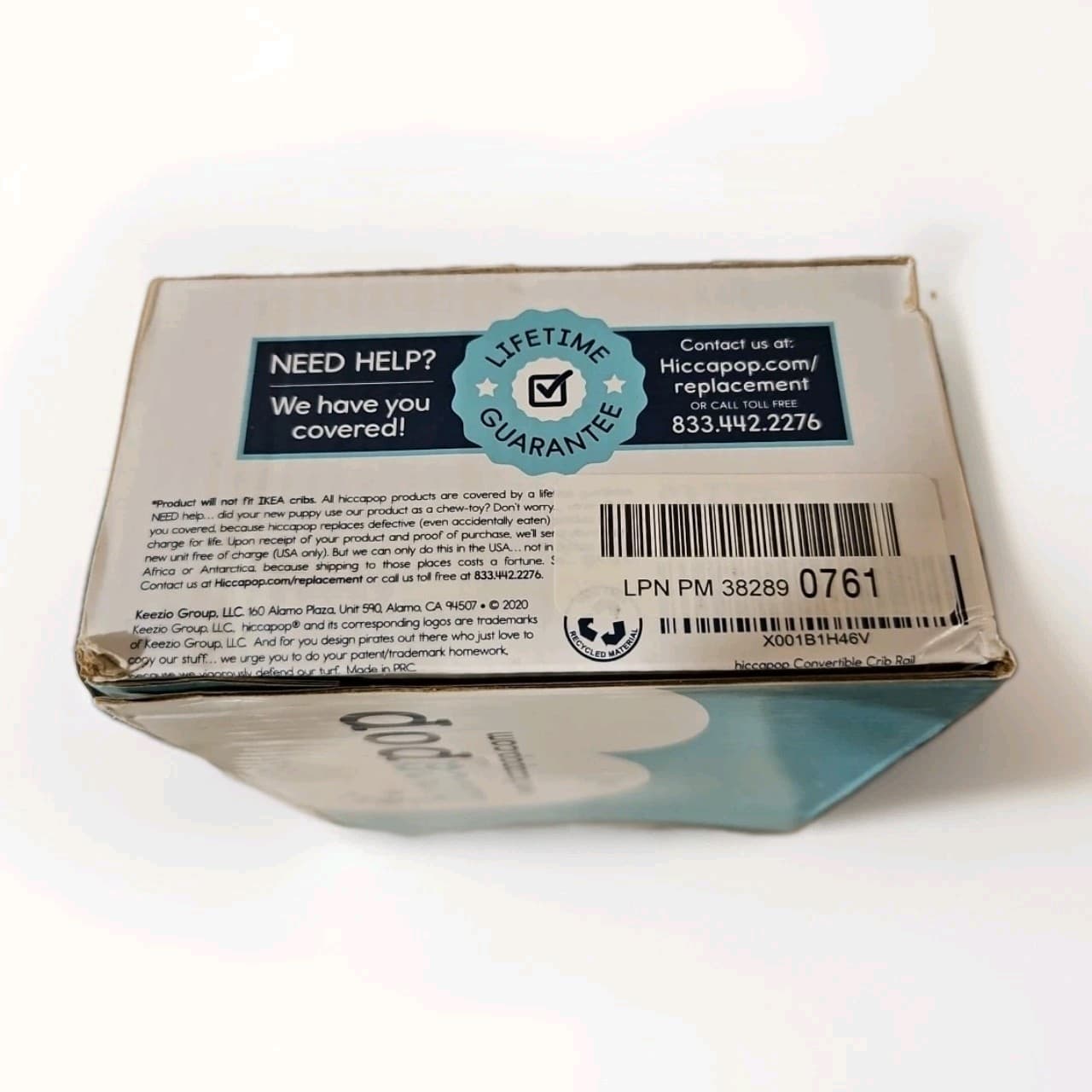 HICCAPOP CRIB RAIL GUARD / CRIB BED RAIL FOR TODDLERS~Open Box 5