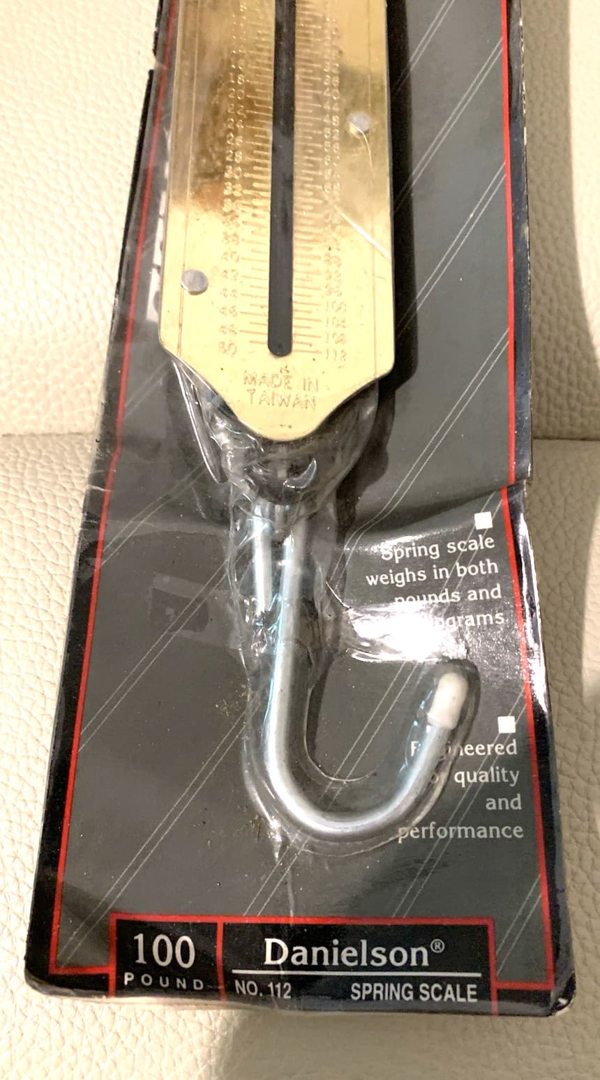 NOS Vintage Danielson Scale 100 LB Capacity All Metal Spring 2