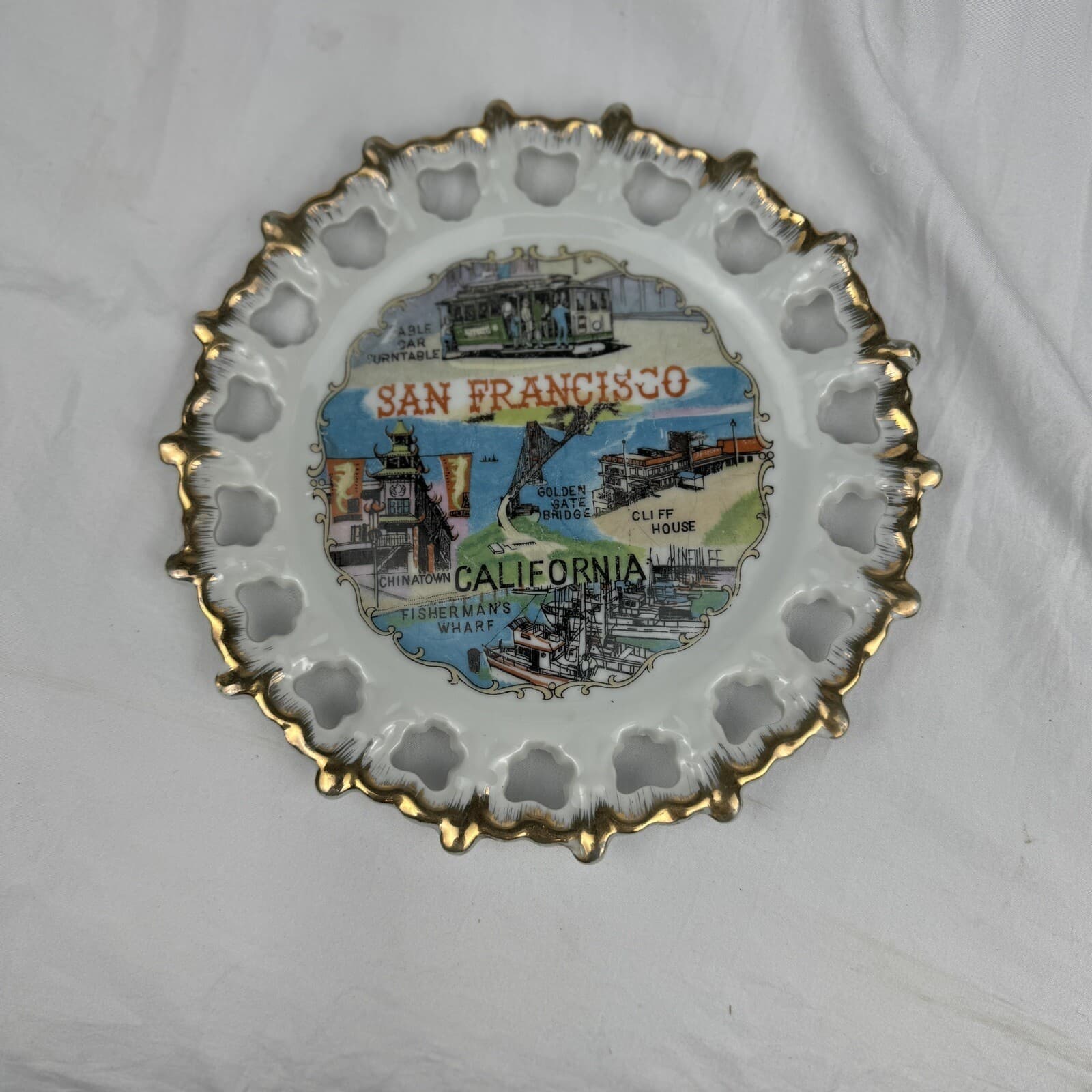 VTG Collectors 3 Plate Set - San Francisco Las Vegas Astroworld Destination 5