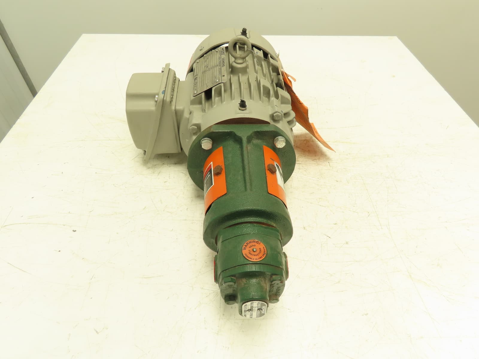 Roper 33AM03 Type 2 Fuel Transfer Gear Pump 1Hp Siemens Motor 1165 RPM 460V 3PH 3