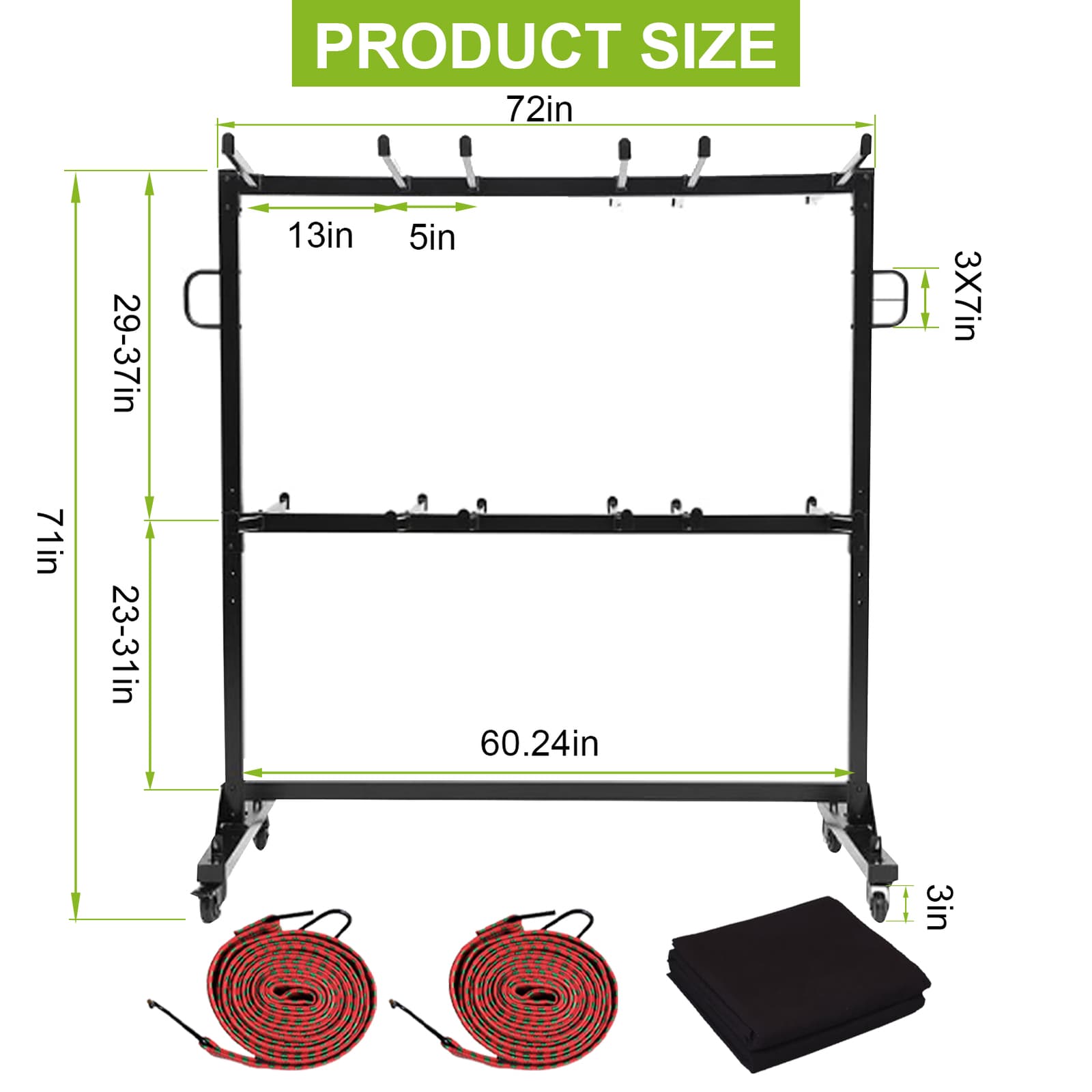 LoJok Folding Table and Chair Cart, 400/800 LBS Capacity for 42/84 Chairs 2