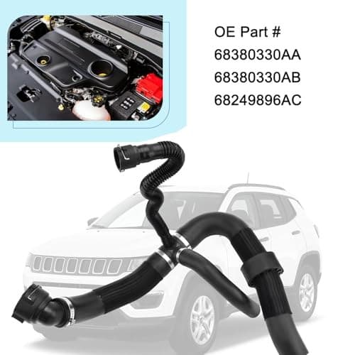 Engine Radiator Water Distribution Hose Outlet Coolant Line Reservoir Radiator  6