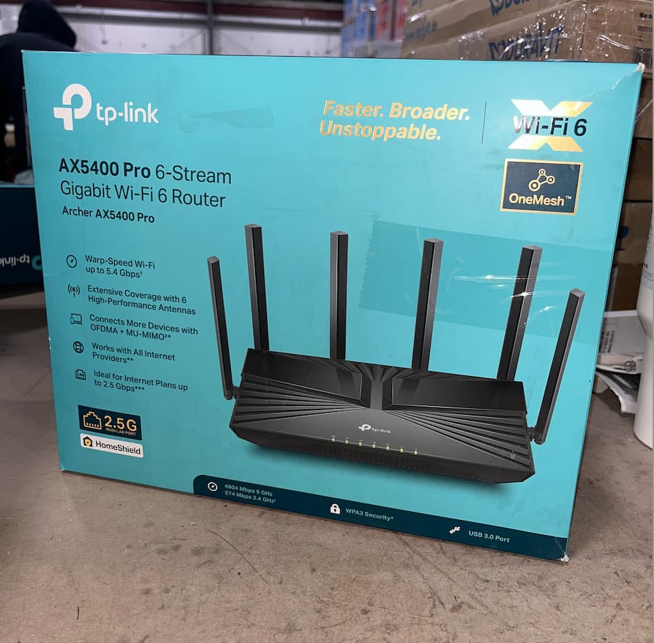 TP-Link AX5400 Multi-Gigabit Wi-Fi 6 Router - NOB