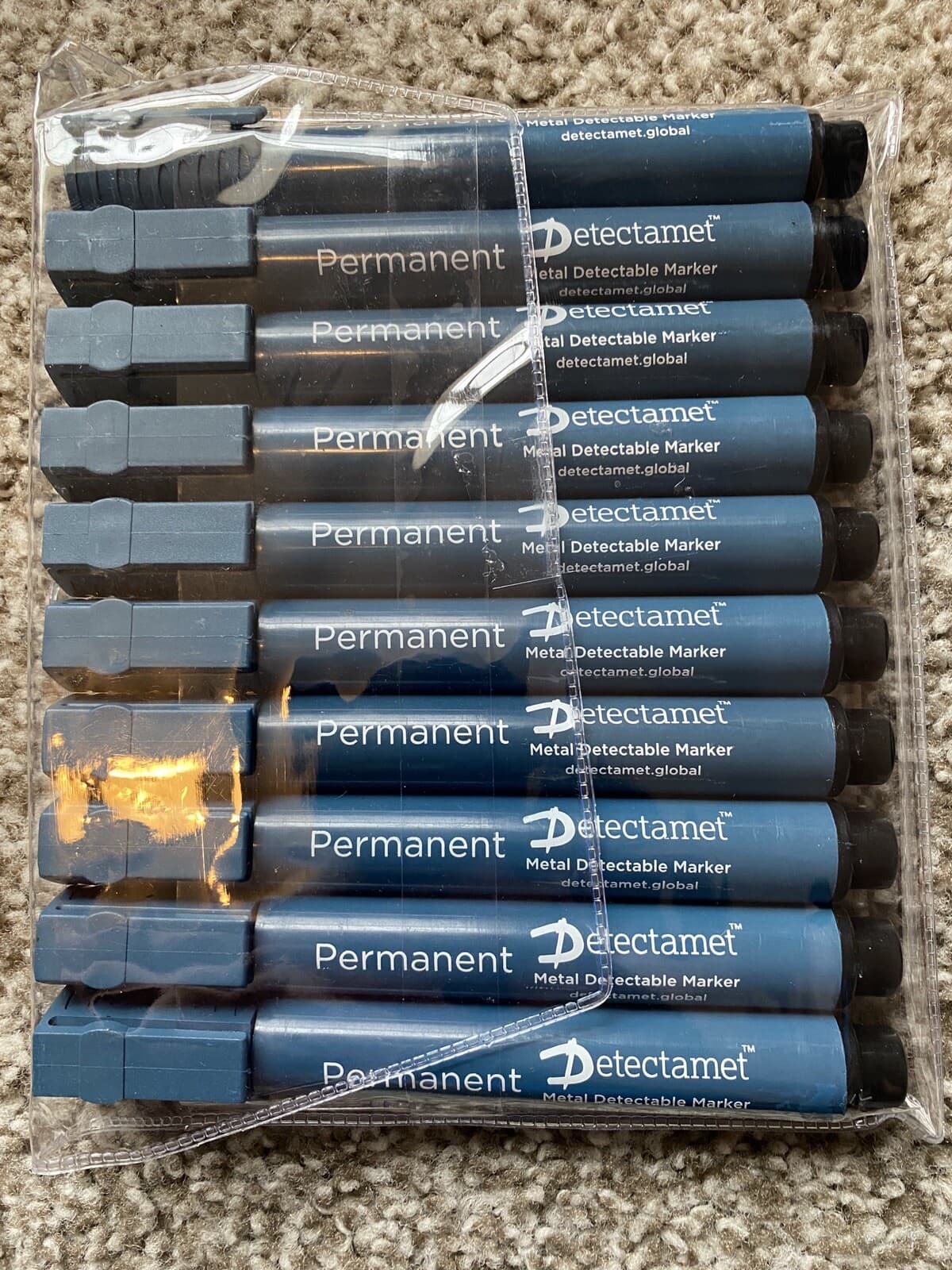 Detectamet 146-A06 Metal Detectable Marker Permanent Black Ink Bullet Tip, 10 PK 3