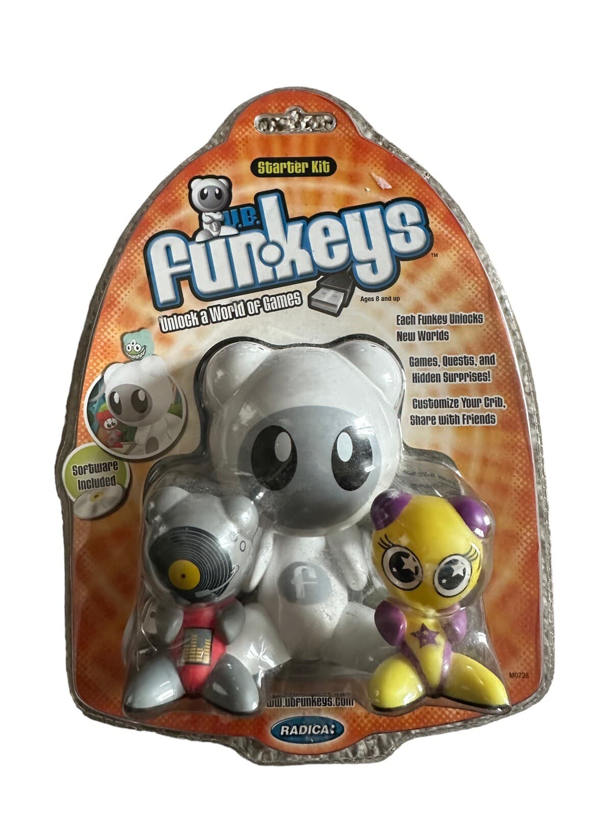 Radica UB Funkeys Starter Kit Scratch & Twinx New Sealed 2007 Gaming 4