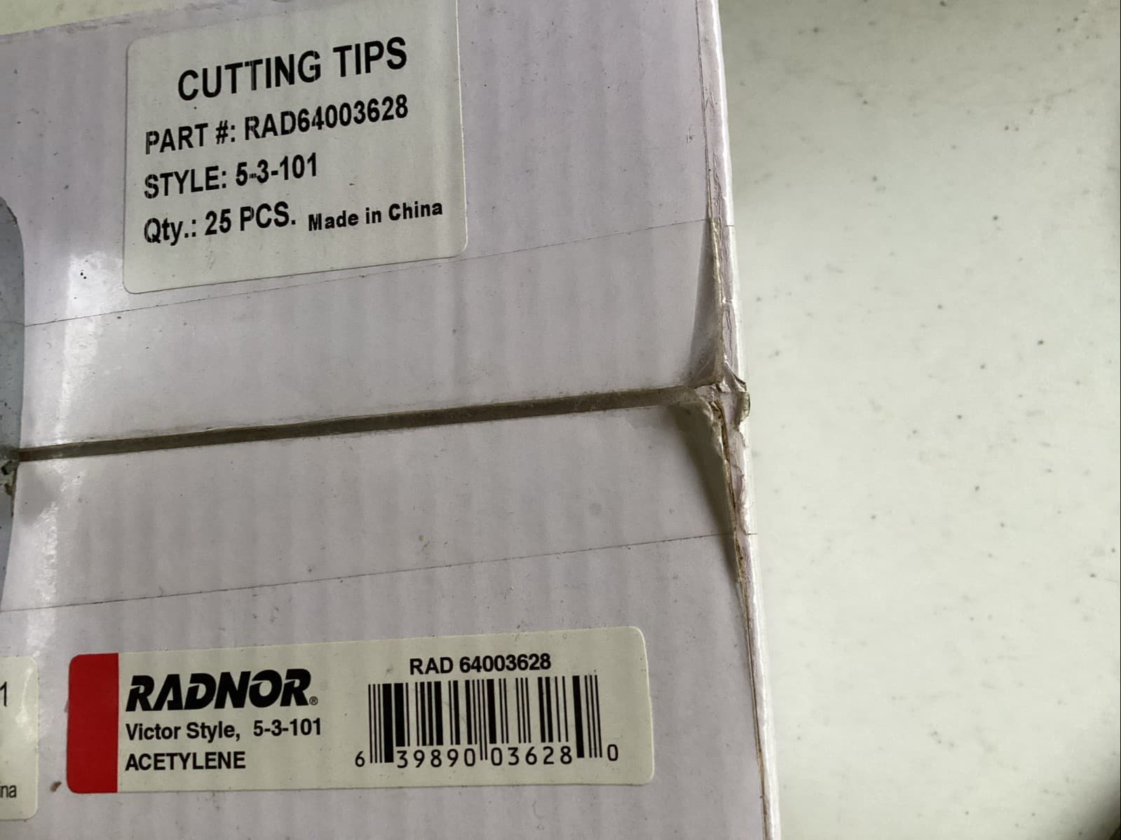 Victor Style acetylene size 5 style series 3  –101 lot of 25 3