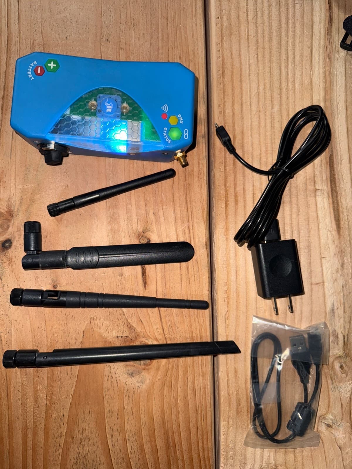 Ratpac Controls Satellite Transmitter -used-excellent cond. blue 5