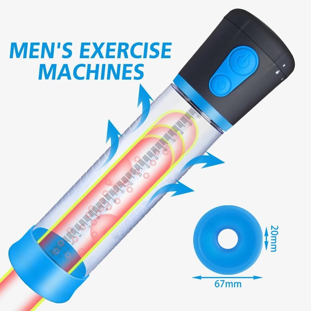 Male Vacuum Peni Pump ED Enhance Erectile Enlarger Enlargement for Men