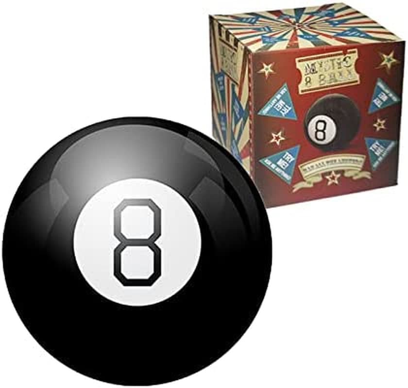 Magic Eight Ball Mystic 8 Ball Retro Edition Fortune Telling Ball with Float... 5