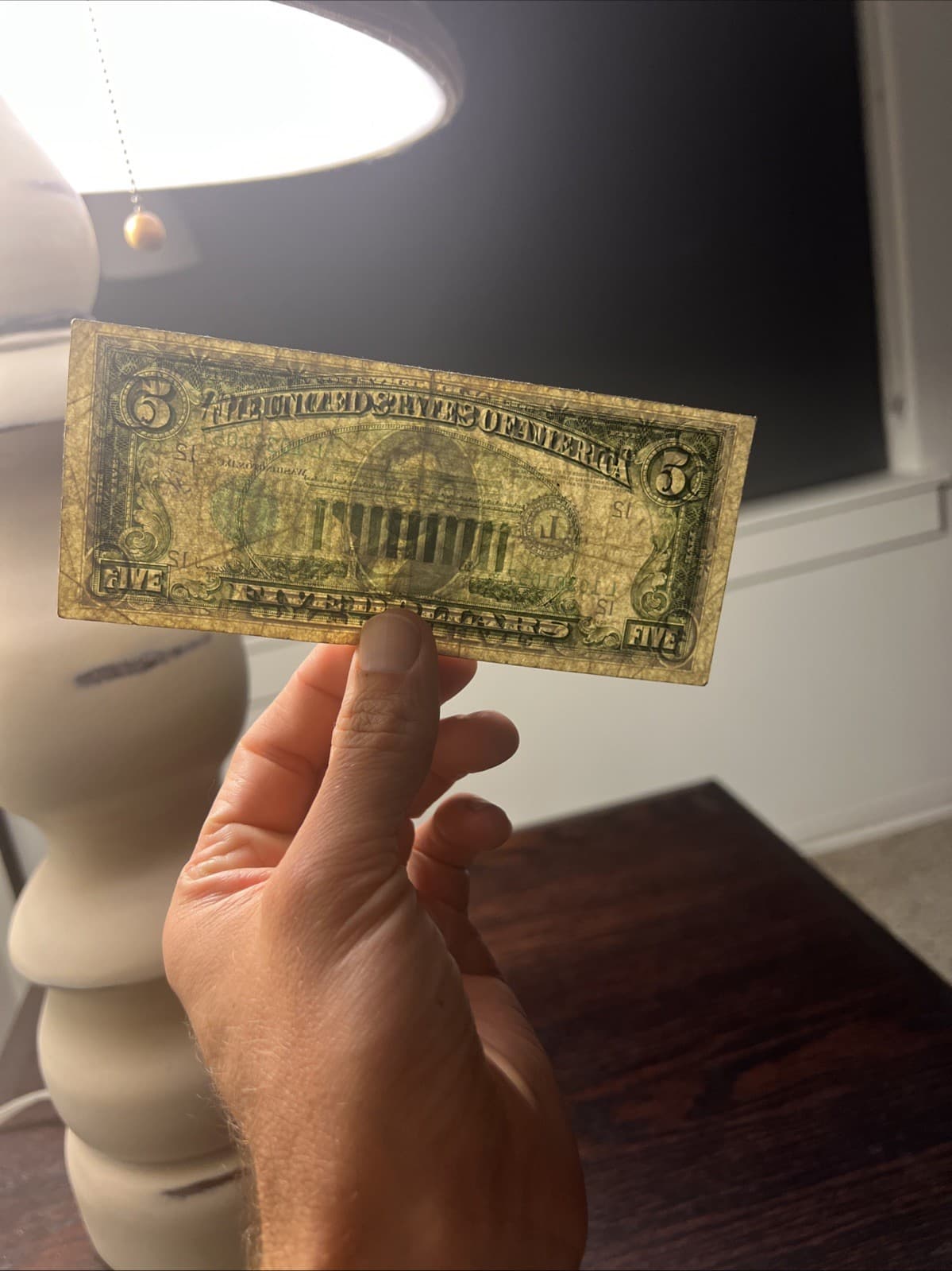 $5 1950b San Francisco Star Federal Reserve Note 5