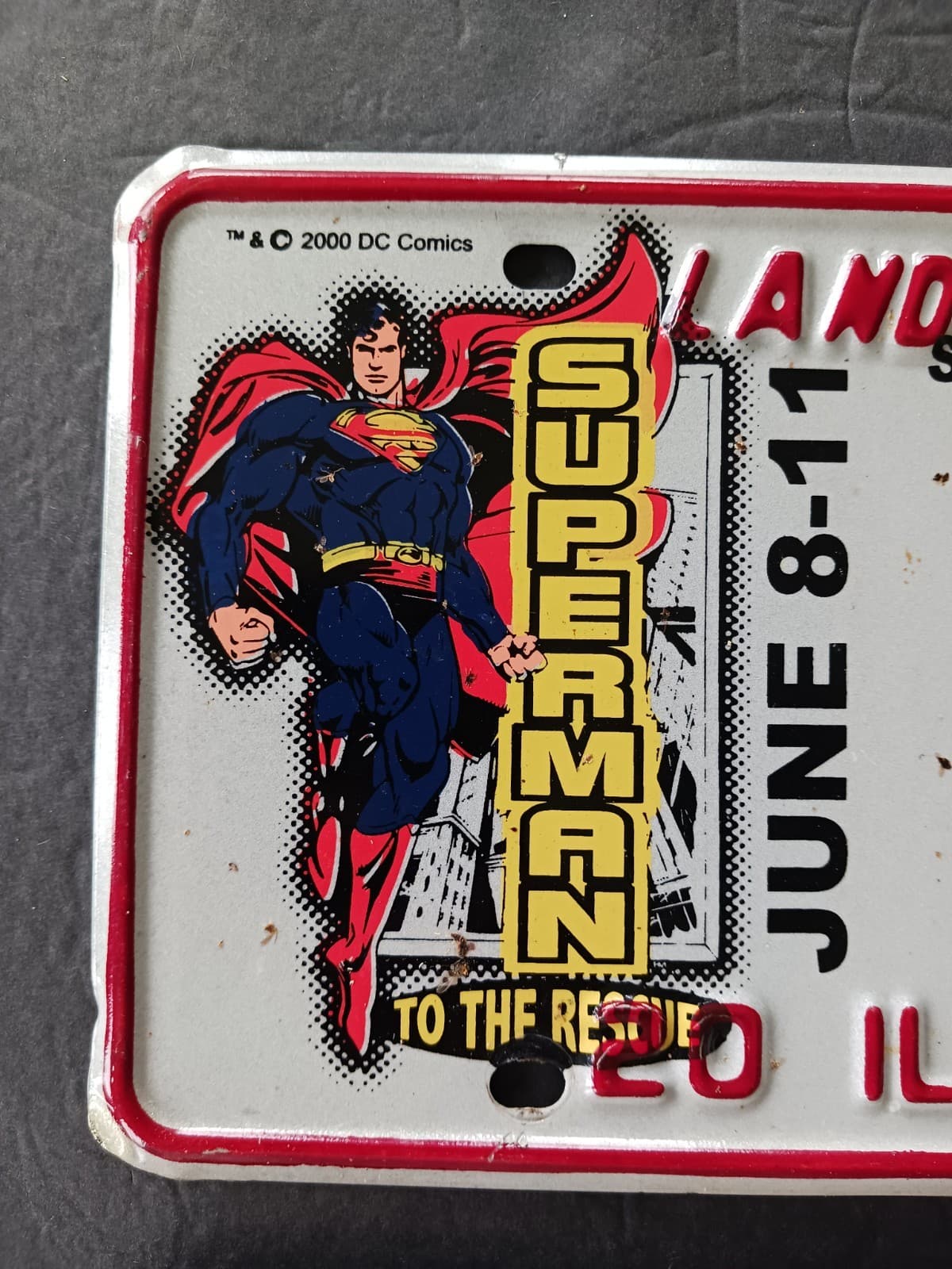 Set 2000 Superman Celebration Illinois License Plate 52 Special Event Plates 4