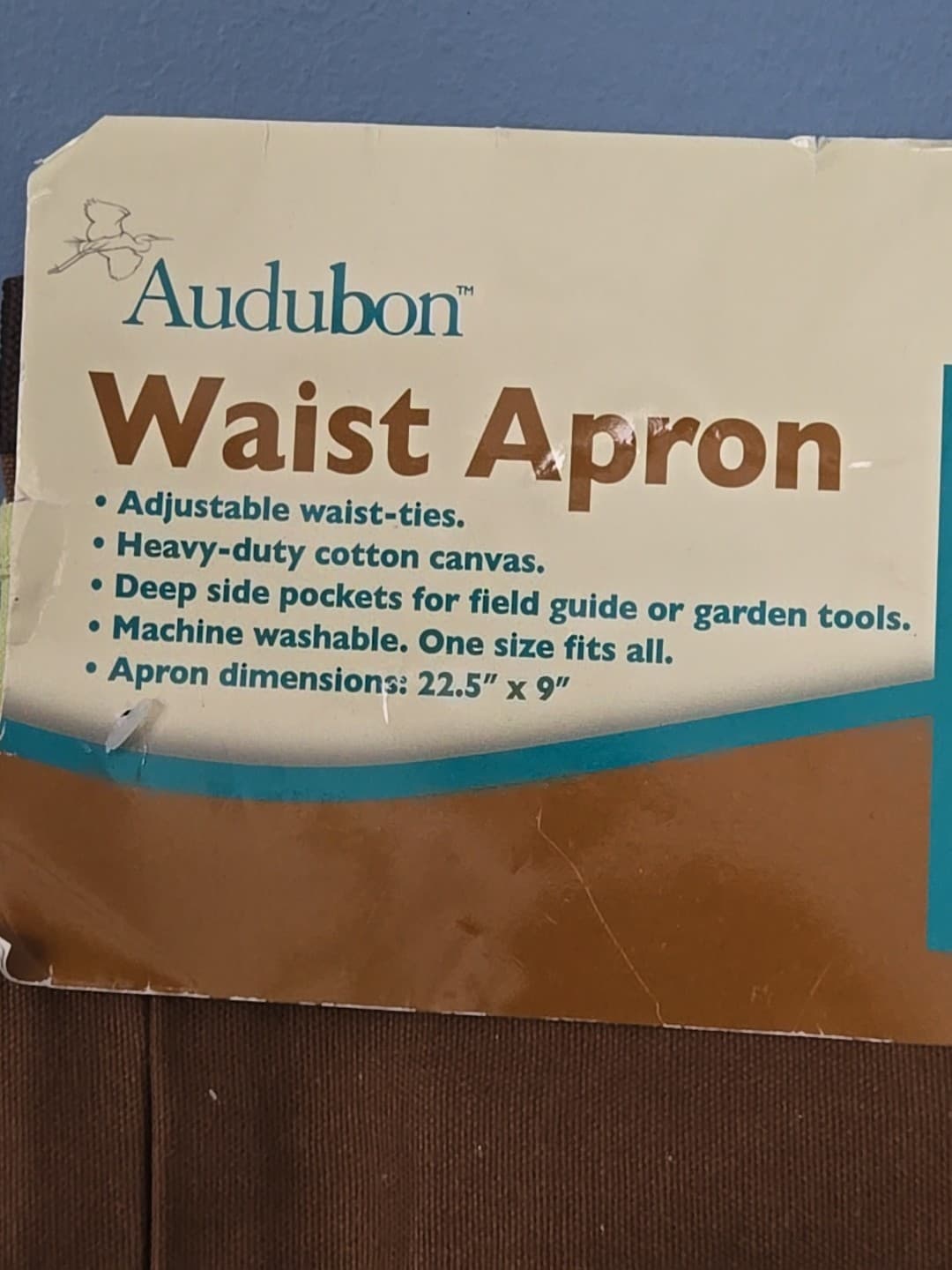 Audubon Half Waist Work Apron Garden Rugged Canvas Woodwork Tool Belt  Heavy Dut 2