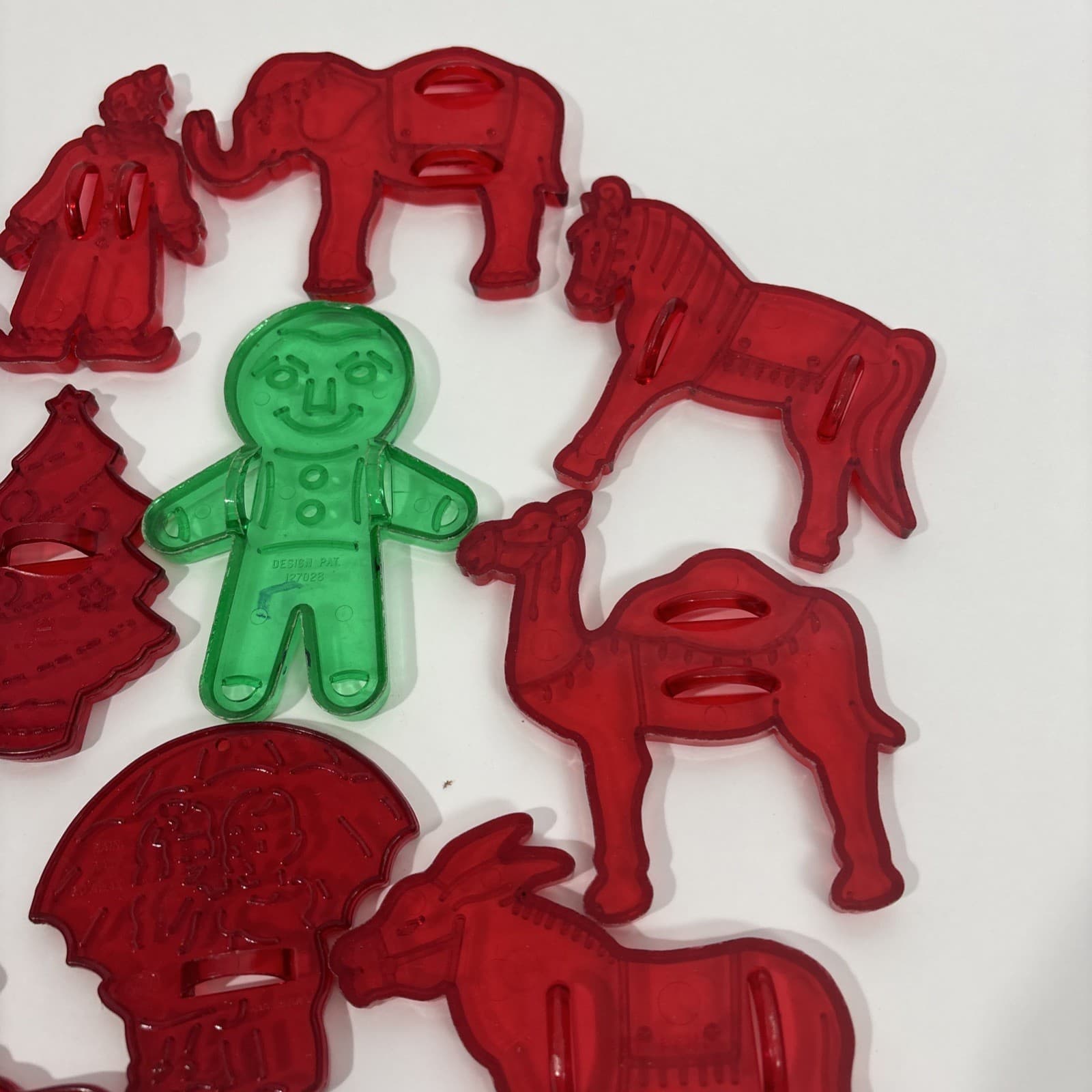 Vintage Cookie Cutters Plastic Lot of 12 3