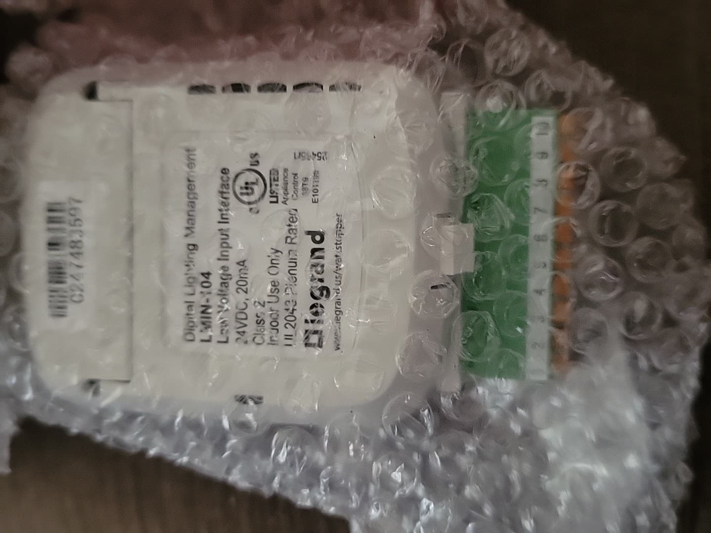 WattStopper LMIN-104 Low Voltage Interface 24VDC White, New In Box  5