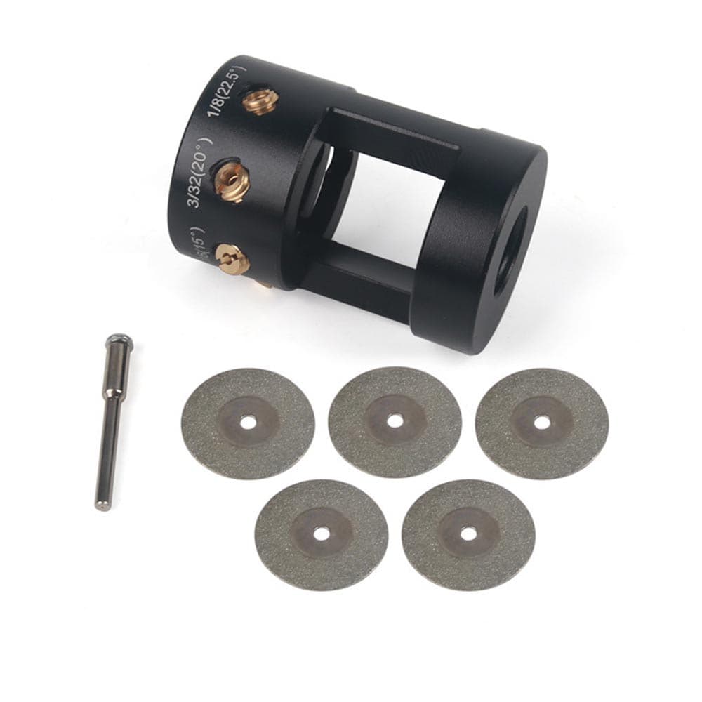 Aluminum Tungsten Electrode Sharpener Grinder TIG Welding Head Tool Cut-Off Slot 6