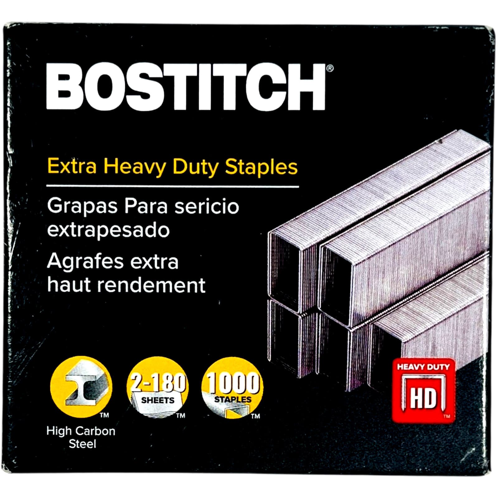 Bostitch Extra Heavy-Duty Staples for use with B8HDP Stapler 1000 Staples - NEW 3