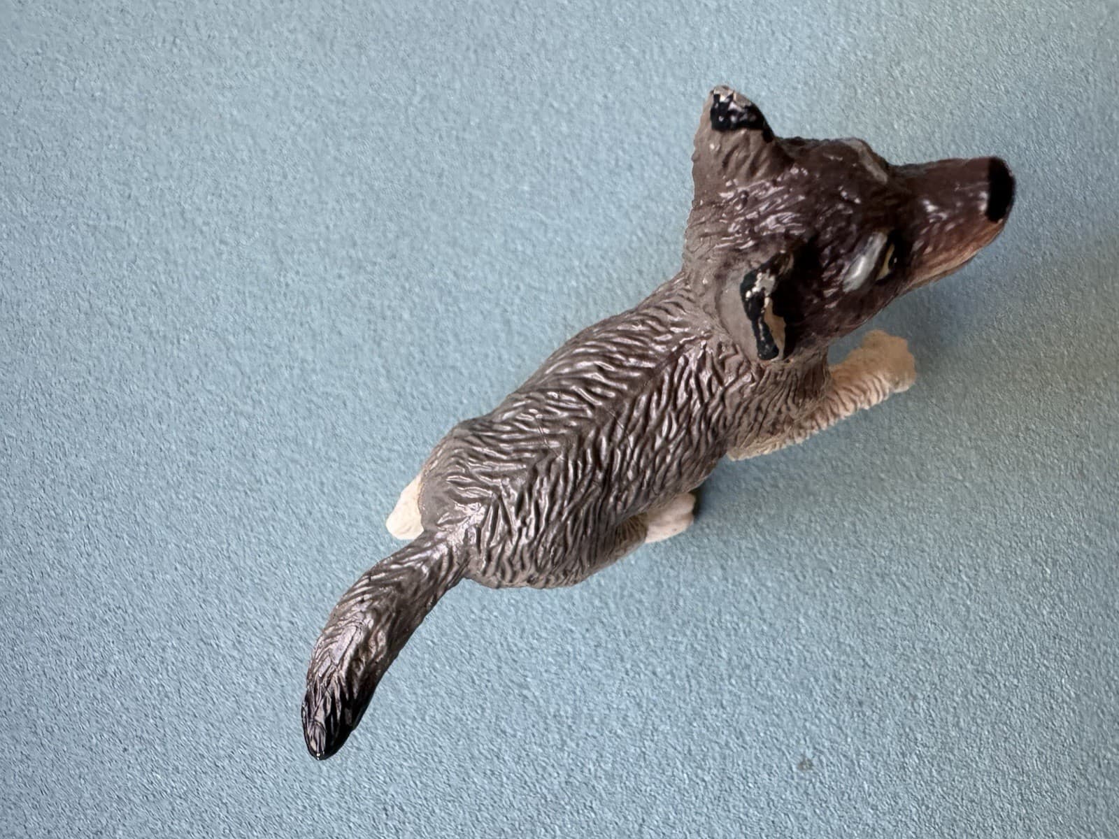 Vintage Safari Ltd Wolf Figure 1990 Retired Toy Wild Dog Wildlife Figurine Puppy 6