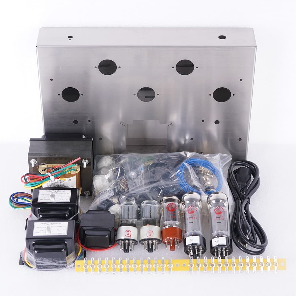 Class A Single Ended EL34 5Z3P Tube Audio Amplifier 13W*2 HIFI Valve Amp DIY Kit 2