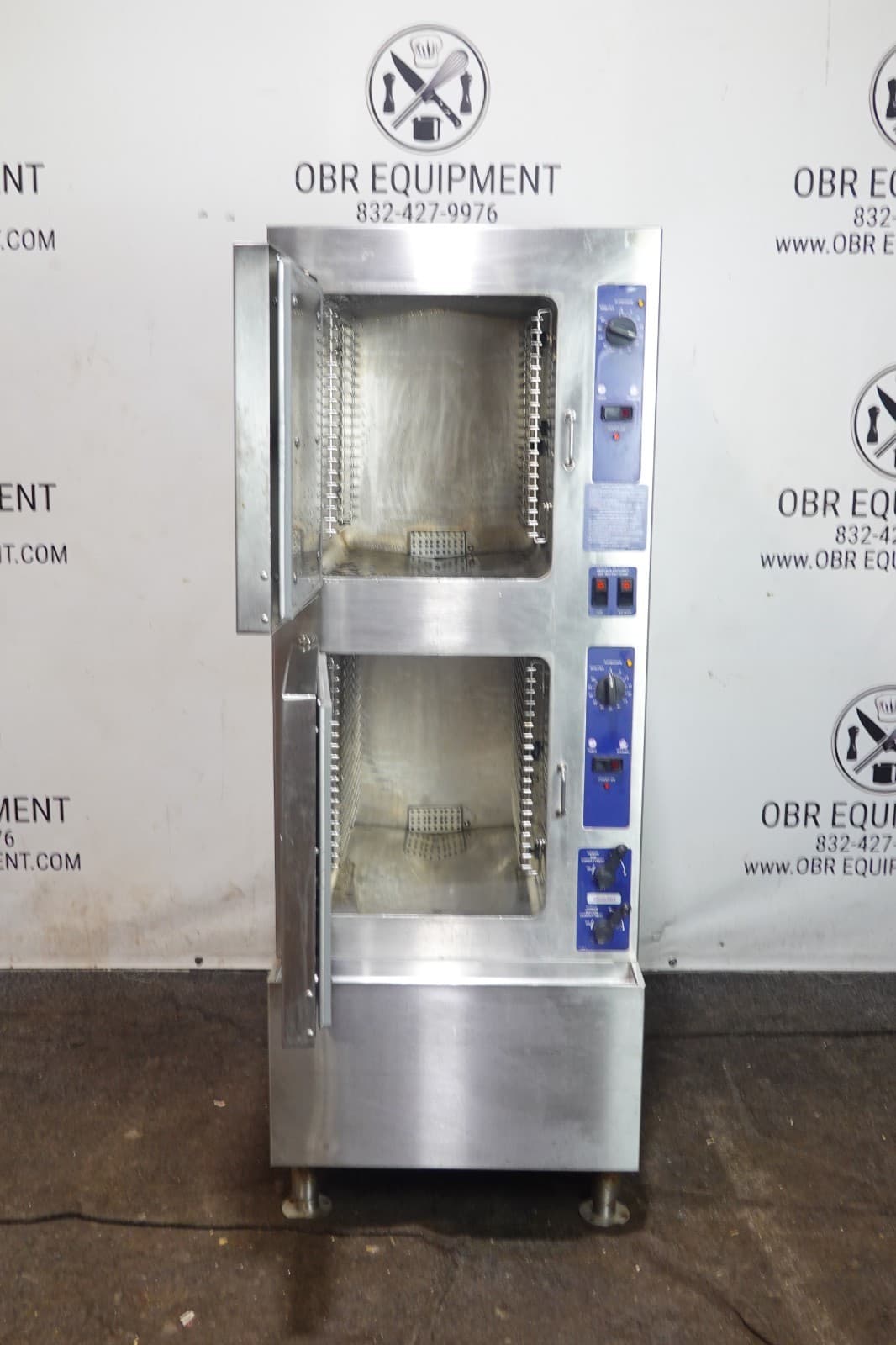 CLEVELAND 10 PAN DOUBLE STACKED NATURAL GAS CONVECTION STEAMER MODEL 24CGA10 6