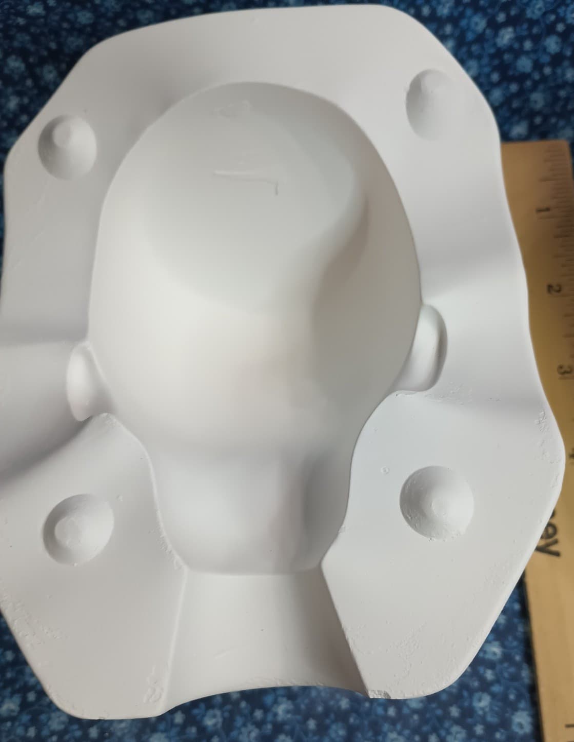 Vintage Ceramic Slip Mold Doll Head 14 Jenny Expressions Effner 3