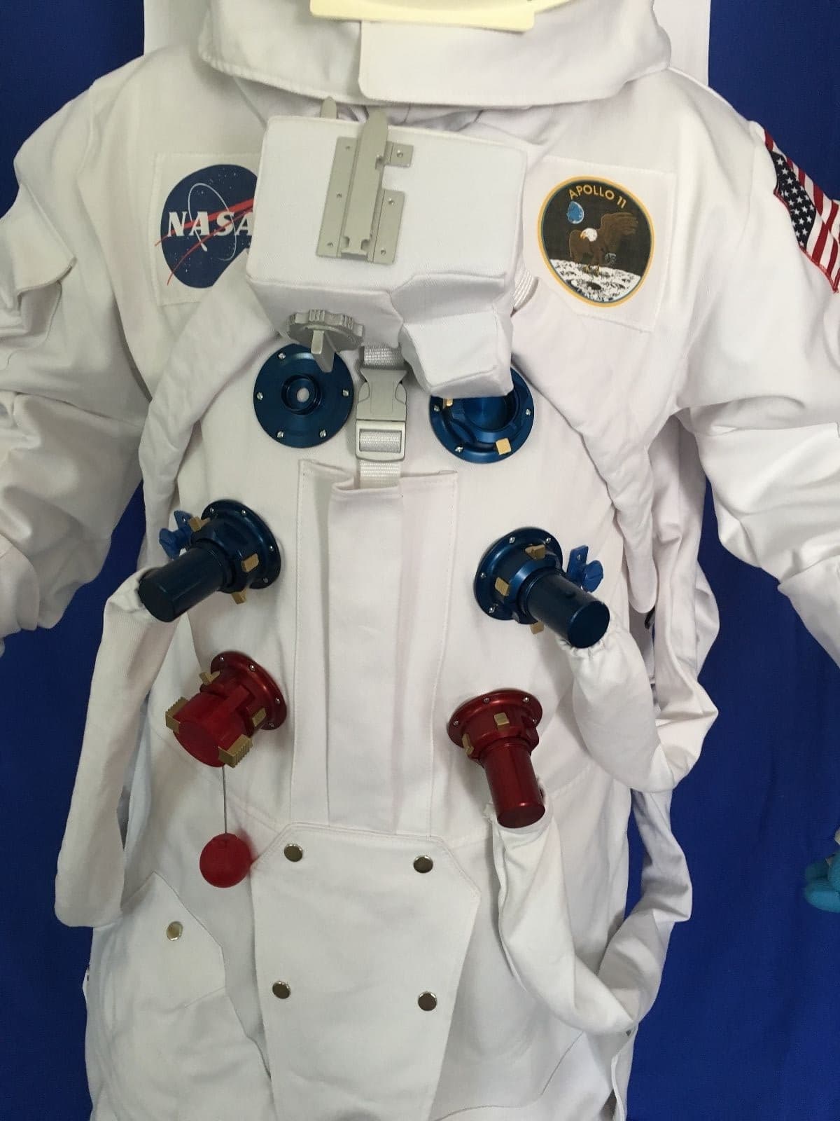 APOLLO SPACE SUIT WITH ALUMINUM SUIT FITTING - NASA REPLICA 4