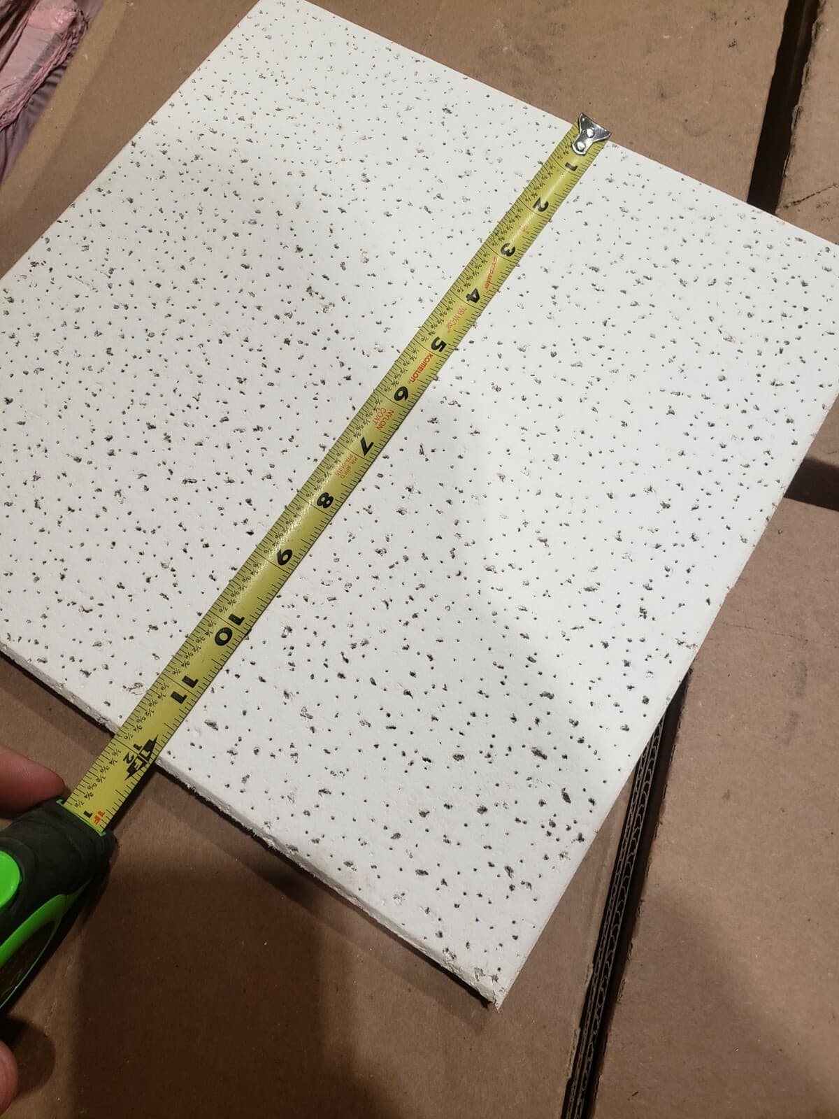 armstrong ceiling tiles 746 fine fissured bev k4c4 15/16"  Grid 40 pk. 5/8"thick 4