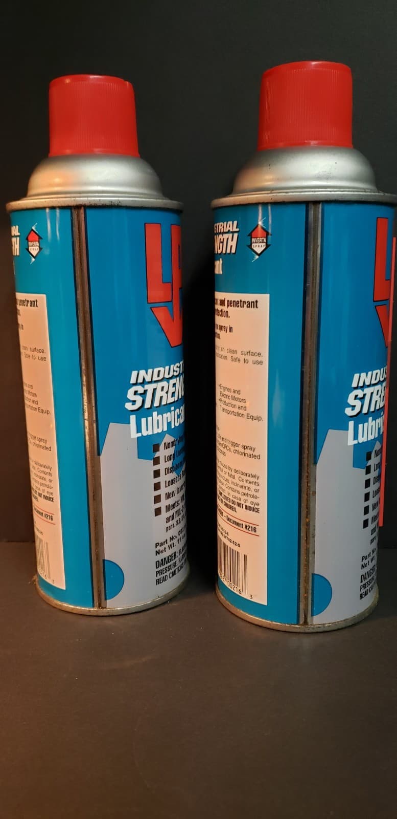 2-Pack LPS Labs 2 Heavy-Duty Lubricant. Industrial Strength USA Steel Spray Cans 4