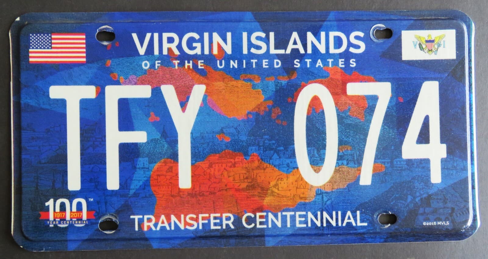 US VIRGIN ISLANDS - ST THOMAS - CARIBBEAN ISLAND license plate  2017  PICK ONE 3